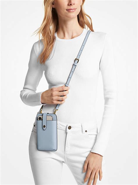 michael kors rose phone crossbody|michael kors crossbody saffiano.